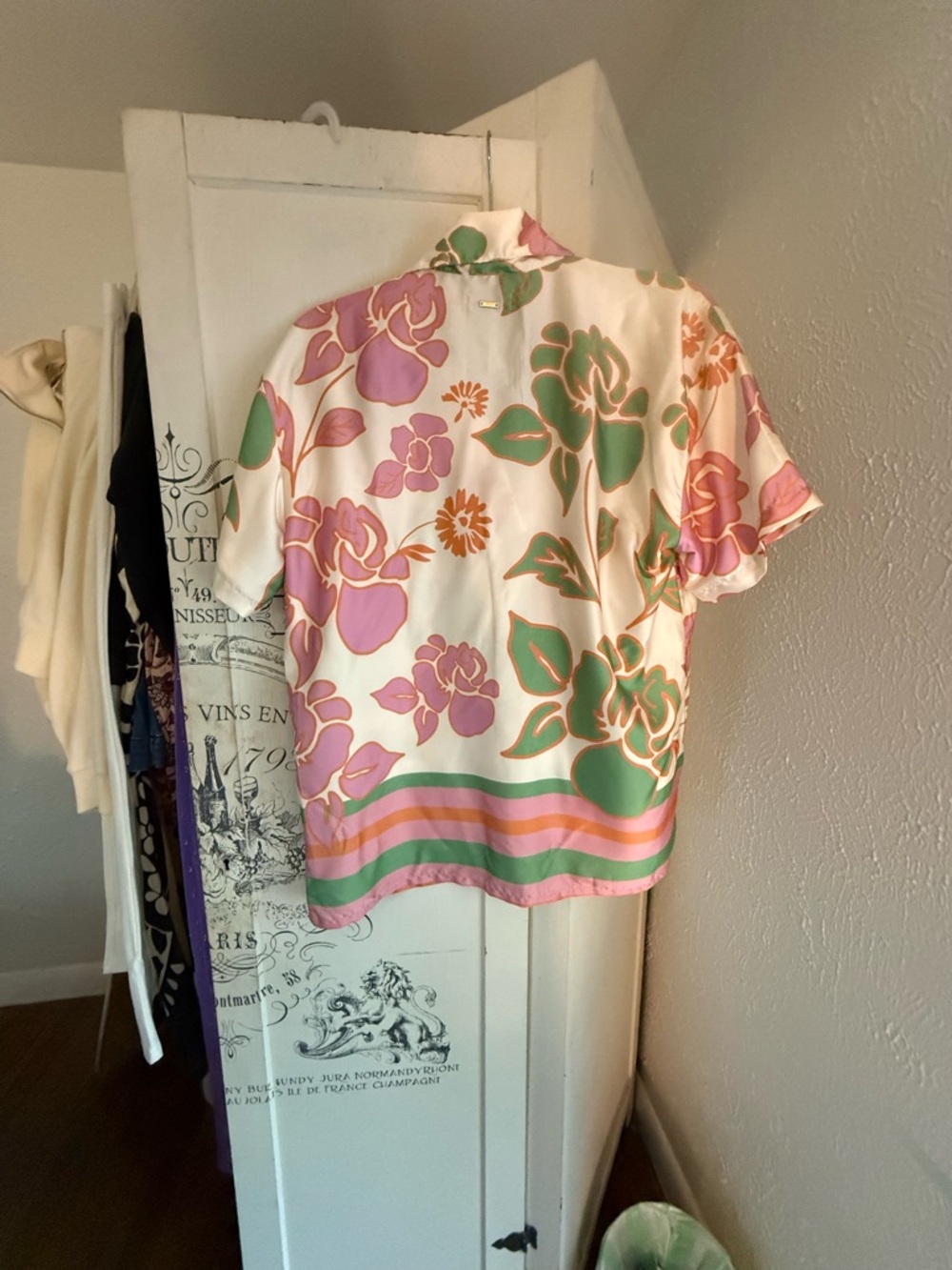 NWOT Anthropologie Maaji Floating Blooms Noise Cover Up Shirt - Picture 15 of 16